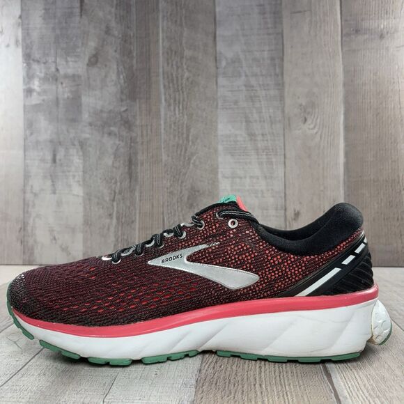 Brooks Ghost 11 Women's Size 10 Running Shoes Athletic Sneakers Black Pink - Picture 8 of 12